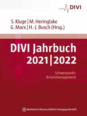 cover image of DIVI Jahrbuch 2021/2022